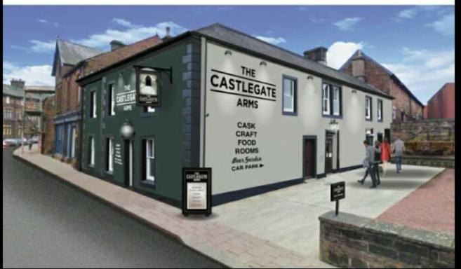 The Castlegate Arms Hotel เพนริท ภายนอก รูปภาพ